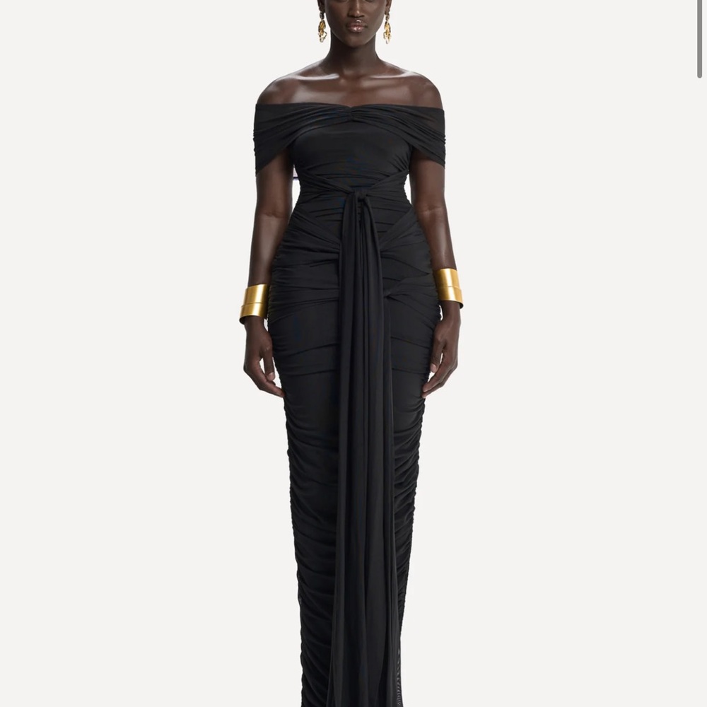 Elegant Black Off-Shoulder Dress